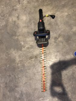 hedge trimmer. corded.