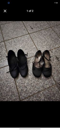 Black Low Heels Size 6–7