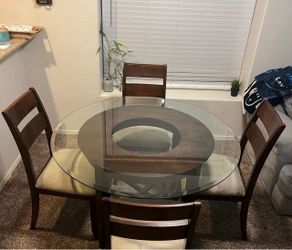 Dark Wood Table