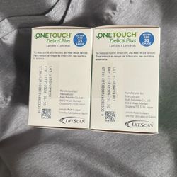 One Touch Delica Plus Lancets 