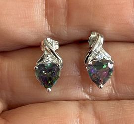 White Gold 10k earrings