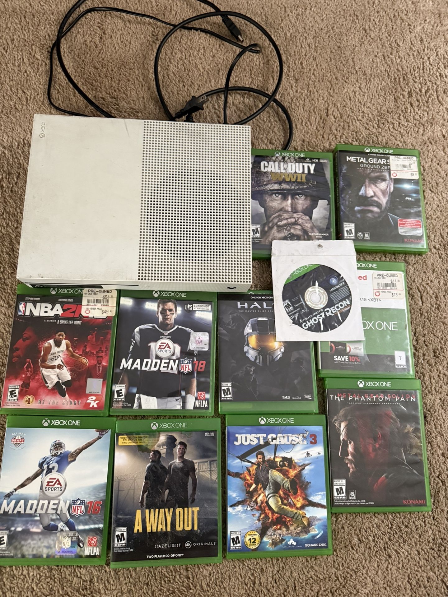 Xbox One(games Included)