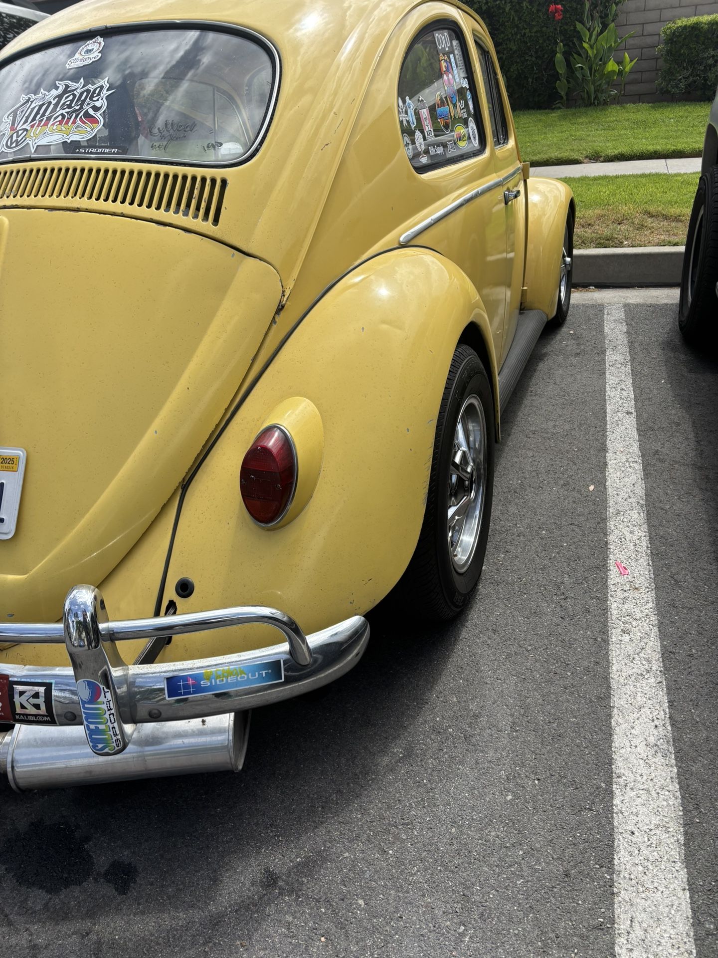 Vw Bug Chrome Rims Stainless Steel Exhaust