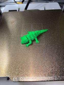 3D printed Articulated Gecko