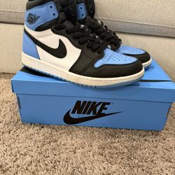 Air Jordan 1 Retro High OG (UNC Toe) US Mens 9.5