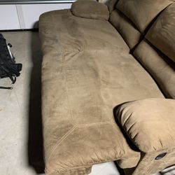 Ashley Full Size Couch - Recliners 