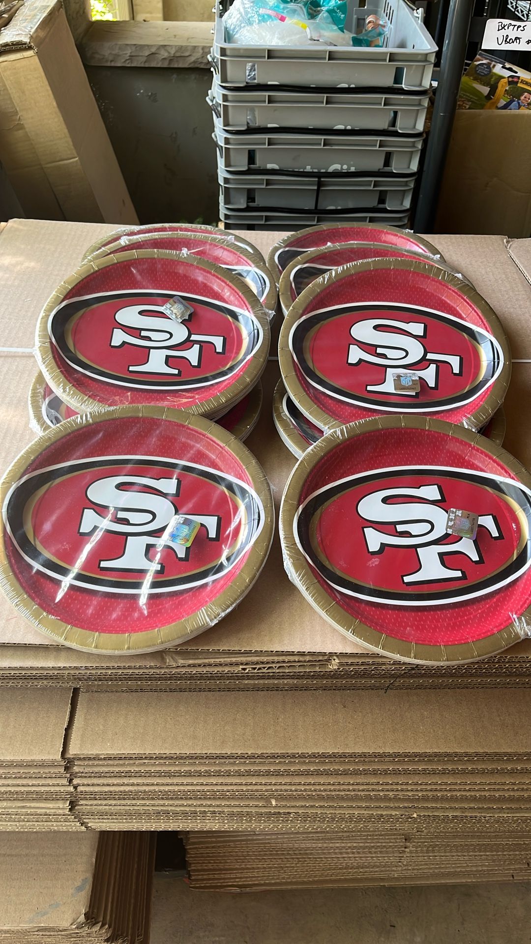 SF 49er Paper plates- Bulk