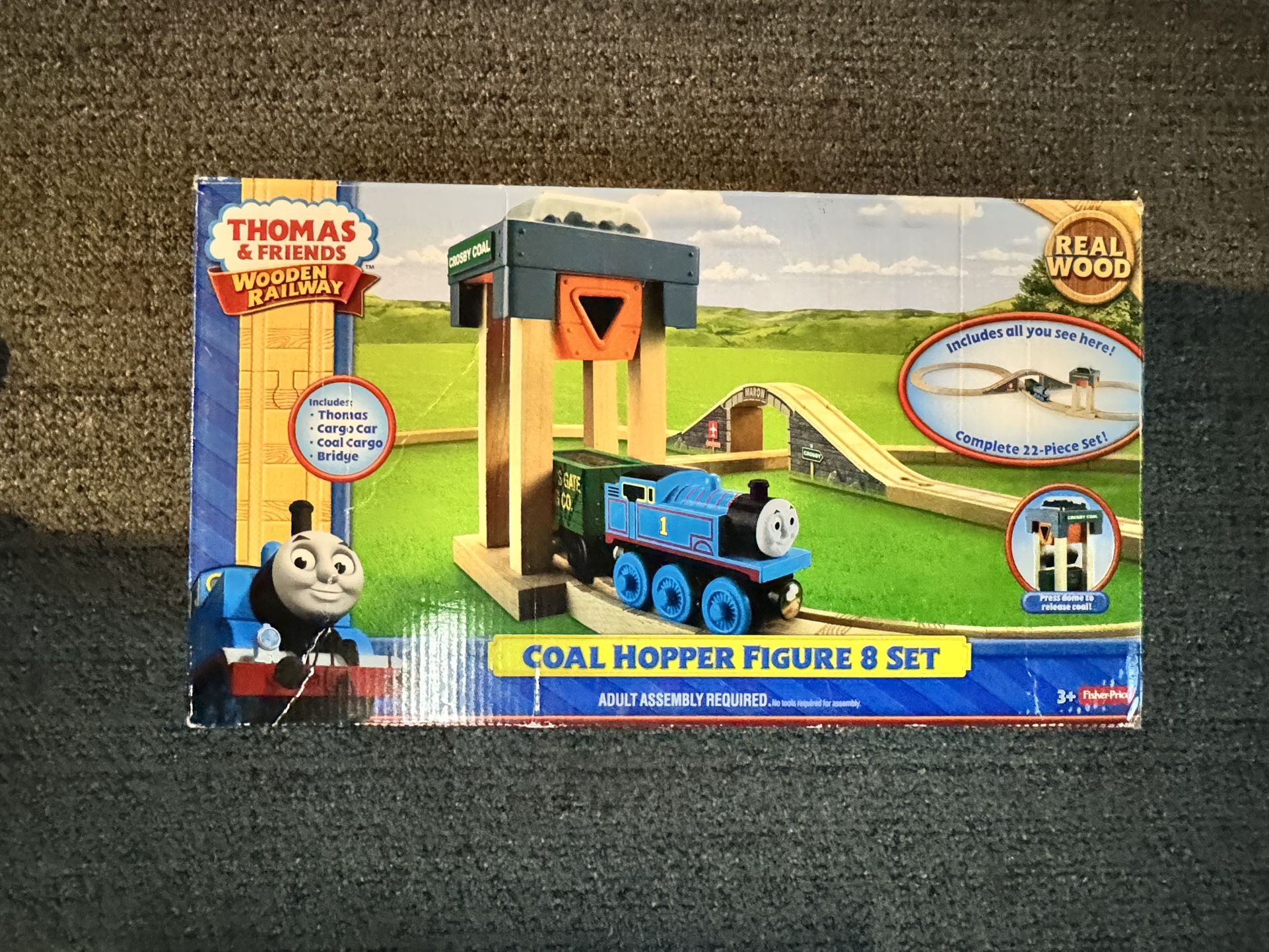 Thomas & Friends Wooden Railway Coal Hopper Figure 8 Set