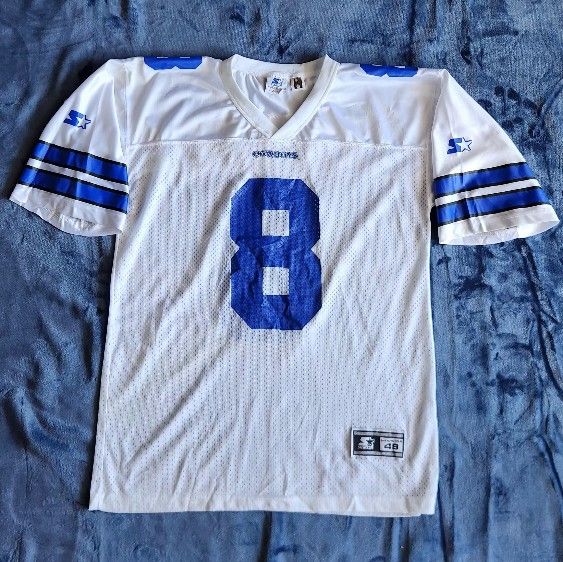 Vintage Starter Troy Aikman Dallas Cowboys Jersey Quarterback Club Men Large