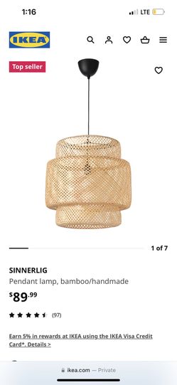  IKEA Hanging lamp - New In Box -sinnerlig