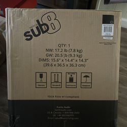 Kanto Yu Sub 8 Subwoofer (WHITE)