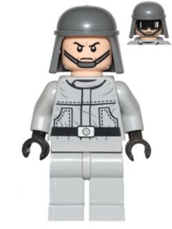 SW0401 Imperial AT-ST Pilot / Driver (Plain Helmet, Dual Sided Head)