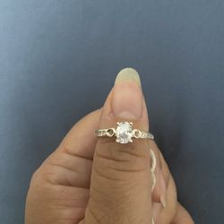 Real 925 Sterling Silver Wedding Ring Size 7