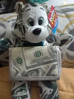 Money Bear Benjamin's Wallet $20.00 cash only (serious buyers)