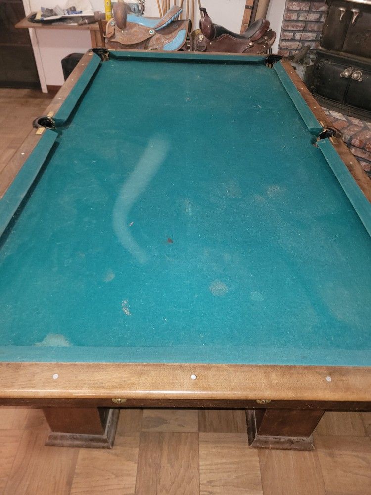 Slated Pool Table