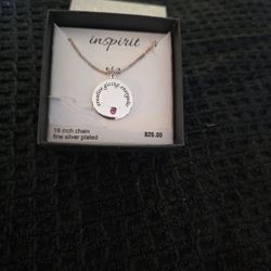 Silver Plated 18in Necklace 