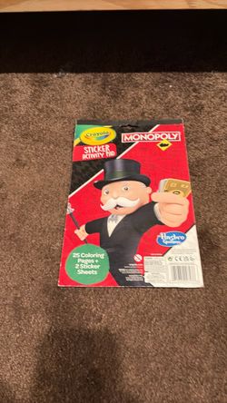 Crayola Monopoly Sticker Activity Pad