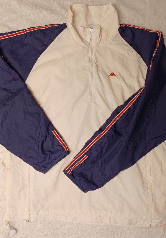 Adidas Vintage Men's Size Small Half Zip Pullover 3 Color 