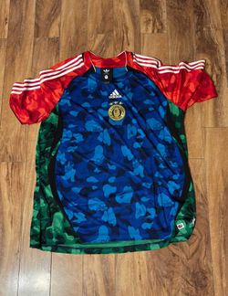 Adidas  x bape World Cup jersey - 2xl - bape receipt included