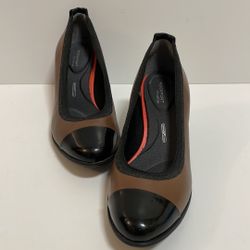 ROCKPORT Women Brown Leather Shoe