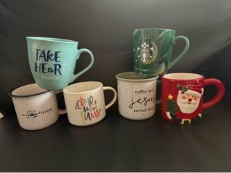 6 large mugs