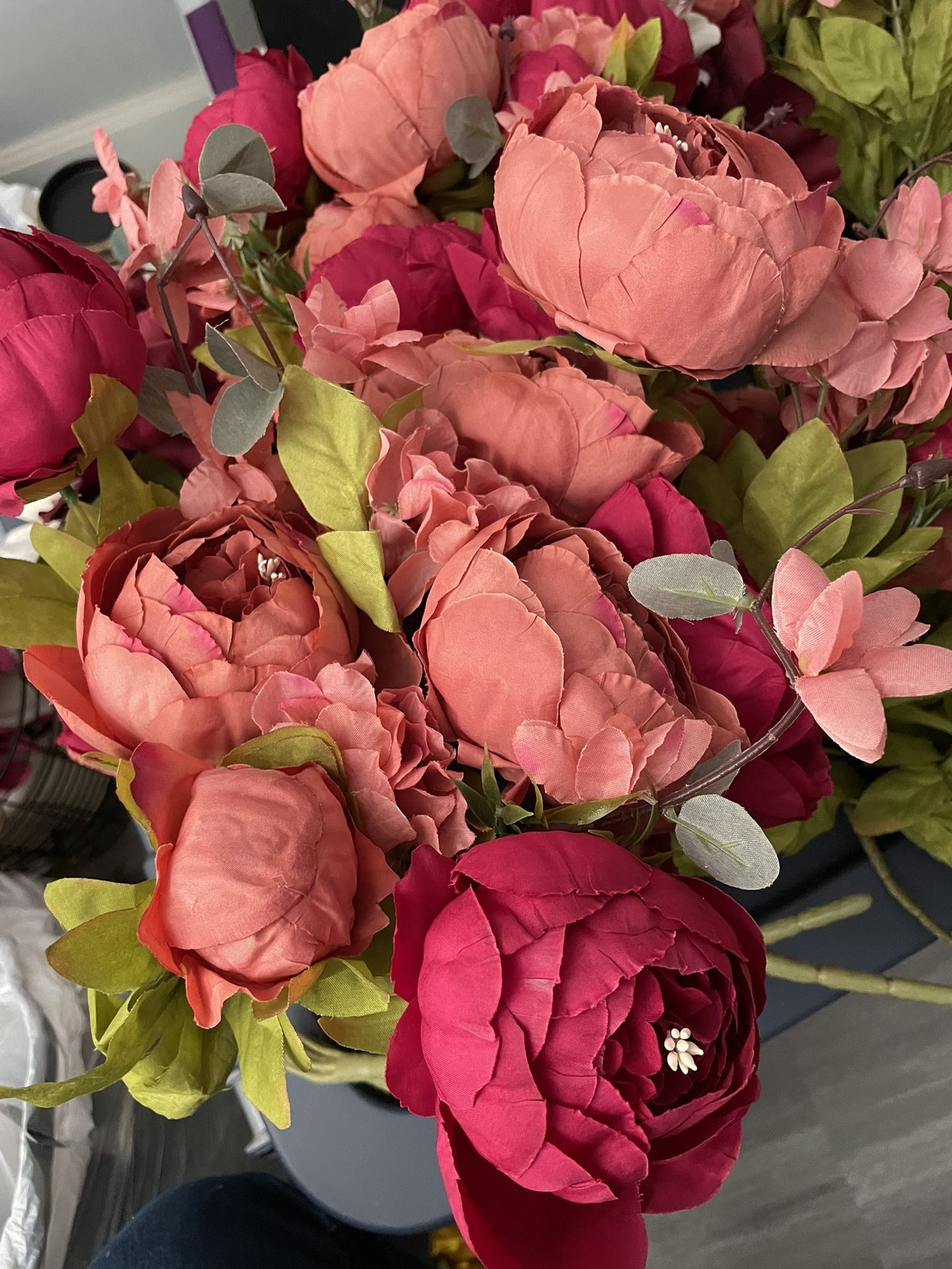 6Silk Artificial Flowers