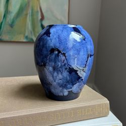 Handcrafted Abstract Accent Vase ( H6" ) firm on price 