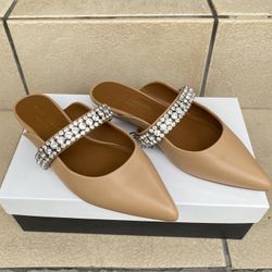 Nude Slides Sandals Kurt Geiger
