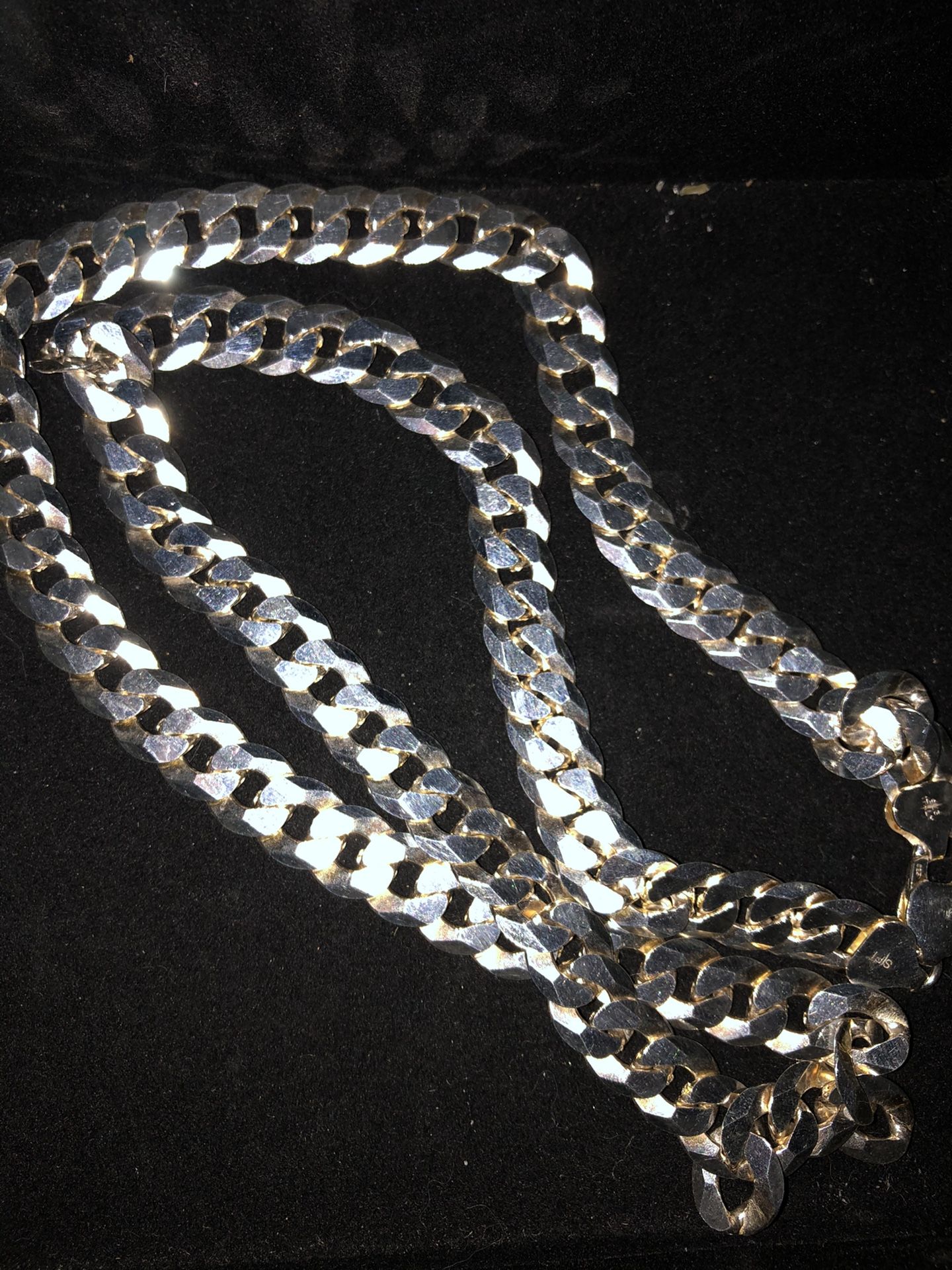 Silver Cuban link