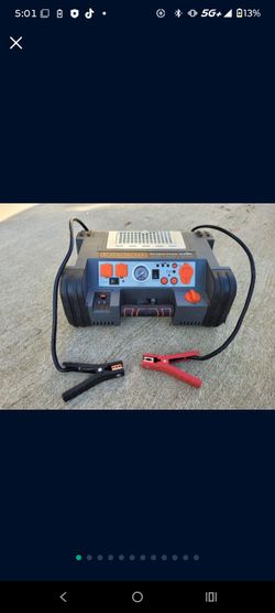Black & Decker PRO Portable Power Station 500W 900AMPs 120 PSI Compressor PPRH5B