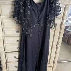 Black Long Dress XXL
