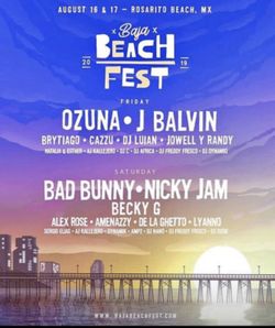 Baja beach festival