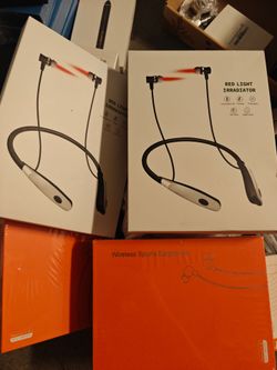 Red Light Irradiator and Wireless Sports Earphones
