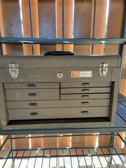 Vintage craftsman tool box