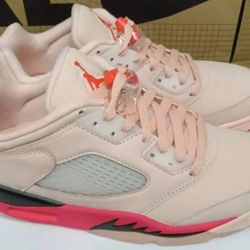 WMNS AIR JORDAN 5 RETRO LOW SIZE:9 DA8016 806 ARTIC ORANGE/SIREN RED-BLACK