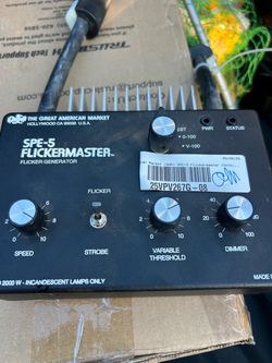 The GAM Flickermaster SPE-5 legacy professional lighting effects generator