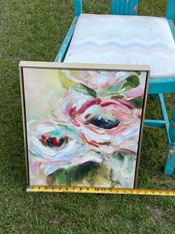 Flower wall art