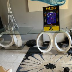 Console 59 by18 and Dining  room table 70by40