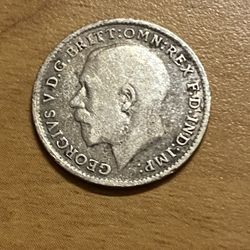 1915 British Empire 3 Pence 
