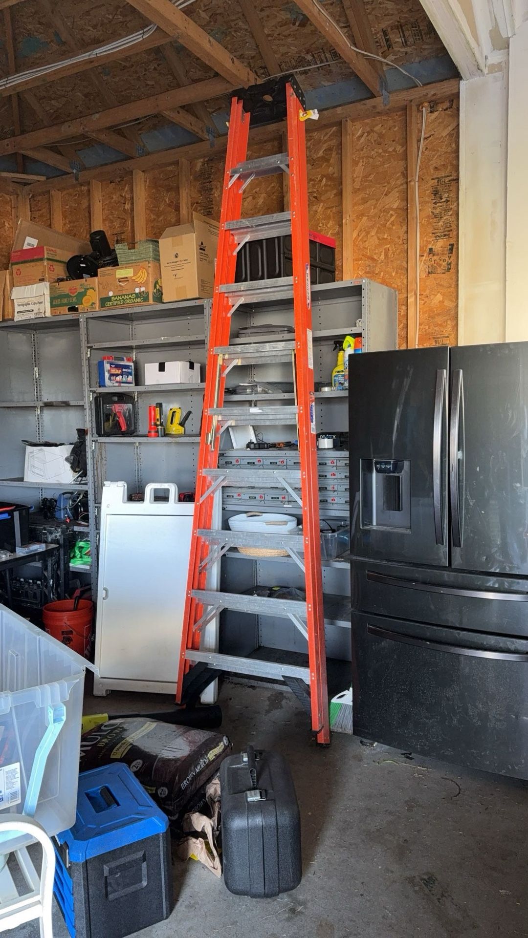 Werner NXT1A10 10ft Fiberglass Step Ladder - Type IA 300lb Capacity