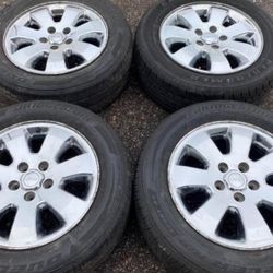 18” JEEP WRANGLER GRAND CHEROKEE COMMANDER WE FINANCE RIMS WHEELS TIRES SET CHROME 