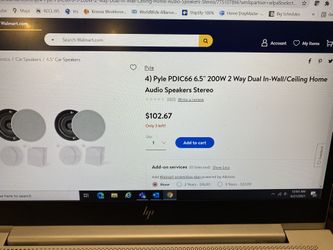 Pyle In Wall/ceiling Speakers 2 Pairs (4 Speakers) 200 Watts