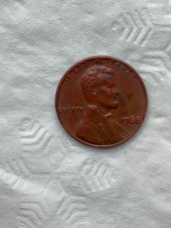 1968 Error Lincoln Penny No Mint Mark