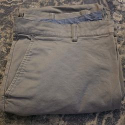 Men Grey Llbean Pants 38x32 