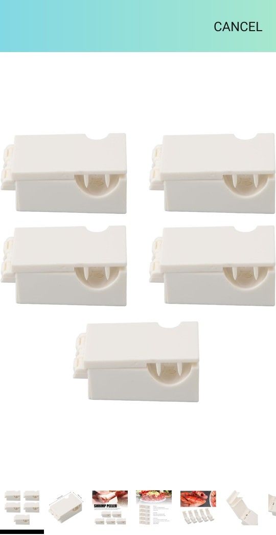 5 Piece Crayfish Peeler Shrimp Peeler Kitchen Gadget Is Suitable for Use at Home Peeling Shrimps Crabs and Other Seafood Ingredients or Restaurants