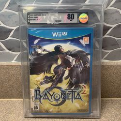 Bayonetta 2 - Nintendo Wii U, 2016 - VGA 80 NM Archival UV+ Silver Badge