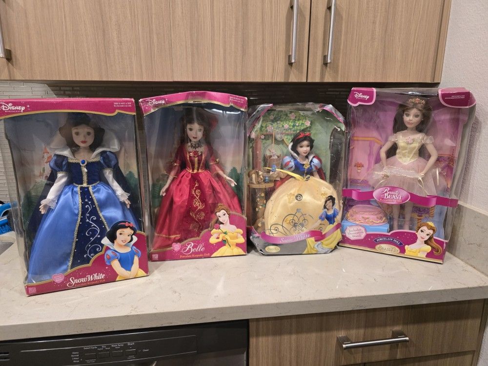 Disney Porcelain Dolls