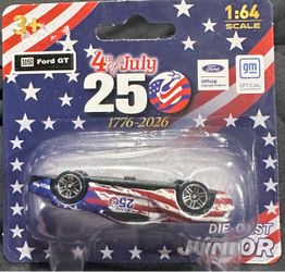 4th of July 250 Years Ford GT 1:64 Scale