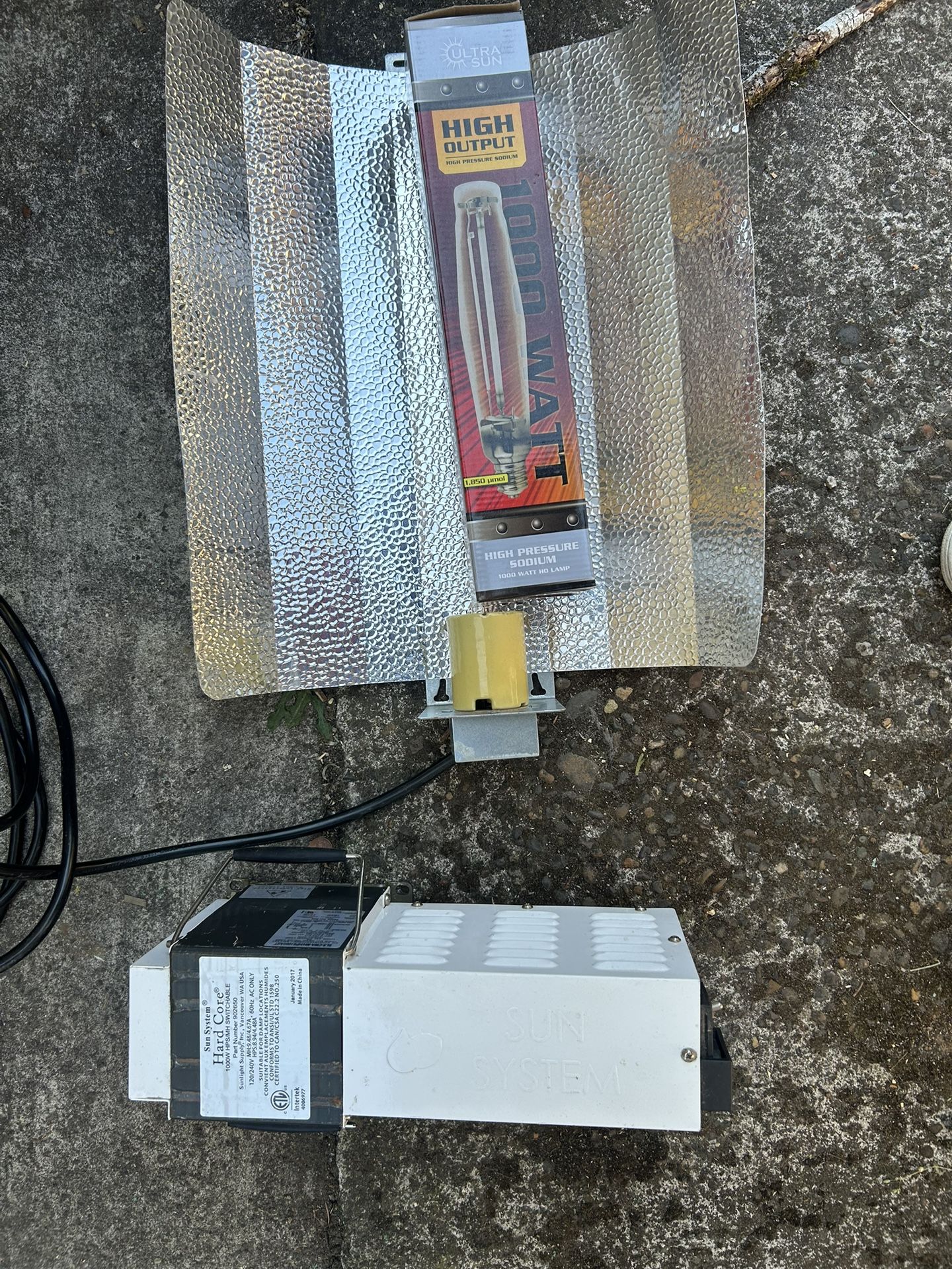Weed Grow Light Set Up