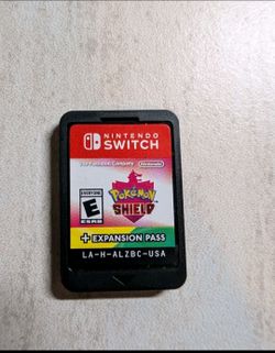 Pokemon shield with expansion pass Nintendo switch game